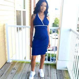 Tommy Hilfigure Denim Halter Dress